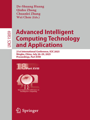 cover image of Advanced Intelligent Computing Technology and Applications